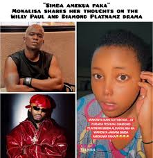 "Simba amekua paka" Monalisa shares her thoughts