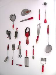 Kitchen utensils and their uses pdf htsb online. I Have Completed My Kitchenalia Wall Collection Of Red Vintage Cooking Utensils Hey Bernice