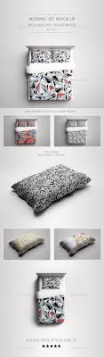 Bedding Set Mock Up Mockup Design Graphic Design Mockup Design
