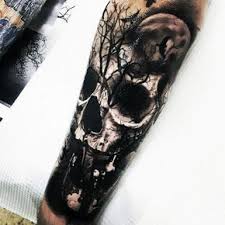 40 Skull Tree Tattoo Designs For Men Cool Ink Ideas Tattoo Designs Men Moon Tattoo Designs Tree Tattoo Designs