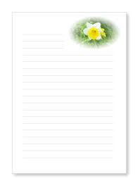 Vorlage liniert briefpaper / 80 blatt vintage brie. Blumenbriefpapier Zum Ausdrucken Mit Bluten