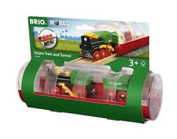 Steam Train And Tunnel 33892 Brio World Railway Trains Wagons Vehicles Brio Steam Trains Train Tunnel Toy Train