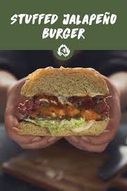 Stuffed Jalapeno Burger In 2021 Rezepte Gegrilltes Essen Rezeptideen