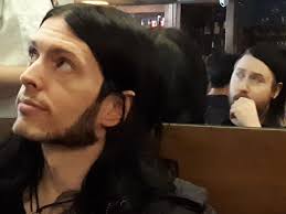 Having lunch with Falcore and Rainbow!