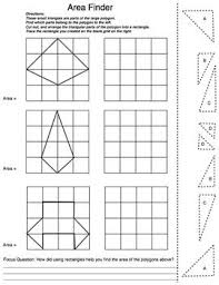Area Finder Practice Page Finding Area Math Workshop Area And Perimeter