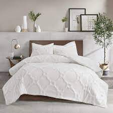 King comforter sets bedding sets chic bedding queen bedding toile bedding ruffle bedspread ruffle skirt dust ruffle shabby chic farmhouse. Amazon Com Madison Park Season Bedding Set Matching Shams King Cal King 104 X92 Pacey Shabby Chic Geometric Ogee White Home Kitchen