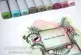 However, i wanted more so i started to search the web and this is what i found! How To Watercolor Using Copic Markers Copic Markers Tutorial Copic Markers Copic