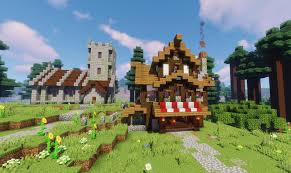 Using a meat hook you'll be able to hang an animals carcass and using a few tools break it down into leather, organs, and various cuts of meat. Medieval Butchers Village Church Minecraft