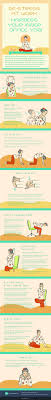 9 Yoga Positions To Destress At Work Infographic Learn Yoga Poses Yoga For Stress Relief Learn Yoga