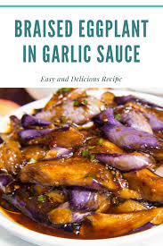 Easy Braised Eggplant In Garlic Sauce In 2020 Stir Fry Recipes Healthy Vegetarian Dishes Eggplant With Garlic Sauce