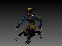 The Wolverine 3d Model Obj Mtl Stl 8 Wolverine 3d Printable Models 3d Model