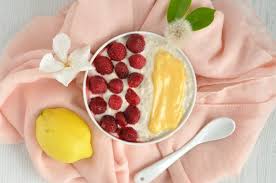 In the morning, mix in 2 tbsp (30 ml) of natural peanut butter and top with chopped peanuts, fresh. Lemon Raspberry Overnight Oats Recipe Healthy Basic Overnight Oats