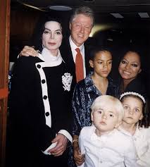 The redacted faces in the Epstein file image that includes Michael Jackson  & Diana Ross are their children. In front of Diana is her son Evan and  below Evan are Paris and
