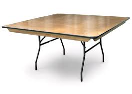 Well you're in luck, because here they come. Mccourt Prorent Plywood Folding Table 60 X 60 Square 70105 Folding Tables Worthington Direct