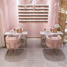 Med spa specializing in botox and filler injections 10 Salon Aesthetic Ideas Nail Salon Interior Design Nail Salon Interior Nail Salon Decor