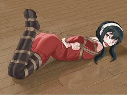 Forbidden Spy x Family bondage - Yor Forger bound photos