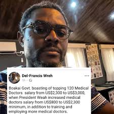 Del-Francis Wreh just wrote