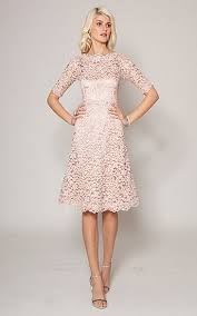 Dusty Pink Boatneck Lace Cocktail Dress Teri Jon Lace Pink Dress Cocktail Dress Lace Lace Dress