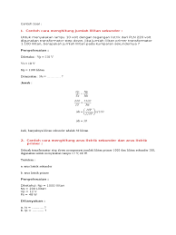 Check spelling or type a new query. Contoh Soal Transformator Pdf
