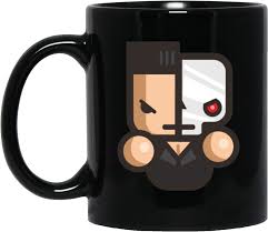 Download Terminator Half Face Black Mug Snowboarding Unicorn Png Image With No Background Pngkey Com