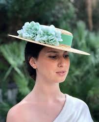Canotier "plato" Wide Brim Mint Green
