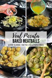 Veal Piccata Meatballs Veal Piccata Weeknight Dinner Recipes Easy Beef Recipes For Dinner