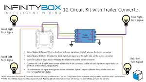 From there it goes to the stalk on the steering column. Turn Signals With A Trailer Converter Infinitybox