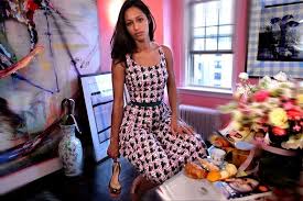 The first appearance was a 2016 . Rula Jebreal For Lifestyle Mirror Vogue It Fashion Maxi Dress People Brand