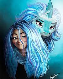 After a while, the tribes were in possession of the dragon gem, which was later hidden in a hidden temple palace. Instagram Da Disneys Raya Some Sisu Art By Queenurielart Disneys Raya Raya Dragon In 2021 Walt Disney Animation Studios Disney Fan Art Dragon Movies