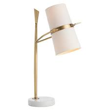 Vintage antique holmes, booth & hayden's co. Yasmin Rotating Shade Brass Table Lamp