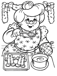 Print color and cut out our drawings of custom cookies to decorate your home also you can hang the cookies drawings in your tree for christmas. Santa Claus Easy Cute Christmas Coloring Pages Novocom Top