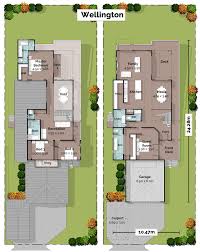 The cabrini plan, by the sater design collection in bonita springs, fla., fits lots that are 45 feet wide and 100 feet deep, depending on setbacks. Wellington Sloping Lot House Plan Narrow House Plans Sloping Lot House Plan Duplex House Design