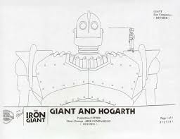 Living Lines Library The Iron Giant 1999 Characters Size Comparison The Iron Giant Concept Art Gallery Character Design