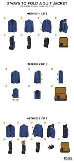 How To Fold A Suit Jacket 3 Ways To Pack Sports Jackets Suits Fold Suit Jacket Fashion Mens Outfits