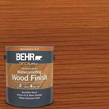 It will still last 10+ years but it will not look very good. Behr Deckplus 1 Gal Cedar Naturaltone Transparent Waterproofing Exterior Wood Finish 40101 The Home Depot
