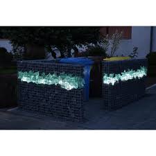 Mulltonnenverkleidung Mit Led Beleuchtung Fur Gabionen Von Die Firma Gabinova Gmbh Led Beleuchtung Gabionen Mulltonnenverkleidung