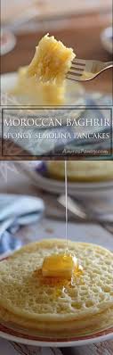 Baghrir Moroccan Spongy Semolina Pancakes Recipe Recipe Food Recipes Moroccan Food
