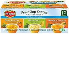 Try the fruity flavors of diced peaches, pears, . Amazon Com Del Monte No Sugar Added Variety Fruit Cups Peaches Pears Mandarin Oranges 4 Ounce Pack Of 12 Grocery Gourmet Food