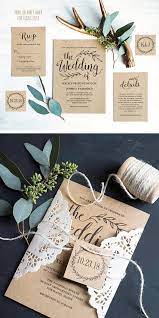 Newest Images Invitation Card Ideas Concepts Just Getting Started With Your Wedd In 2021 Kraft Wedding Invitations Easy Diy Wedding Invitations Wedding Invitations Diy