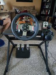 Do it yourself steps on making a stand for a gaming steering wheel. Collapsible Gaming Wheel Stand Cabinets And Projects Hyperspin Forum