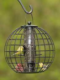 Bird Feeder Cage Mixed Seed Globe Cage Feeder Gardeners Com Bird Feeders Caged Bird Feeders Humming Bird Feeders