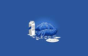 Эрни, берт, элмо, куки монстр а.к.а. Oboi Sinij Moloko Pechene Monster Blue Korzhik Sesame Street Pechenevoe Chudovishe Ulica Sezam Cookie Kartinki Na Rabochij Stol Razdel Minimalizm Skachat