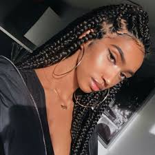 Black Box Braids Hairstyles Rintyeryeѕt Rsℓℓsdy Braids For Black Hair Box Braids Hairstyles Braided Ponytail Hairstyles