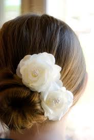 Weddings White Hair Flower Bridal Hair Piece Bridal Head Piece Includes 1 Hair Pin Wedding Flower Hair Pieces Wedding Hair Flowers Flower Hair Clips Wedding