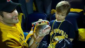 Predators vs Jets: Catfish tossed