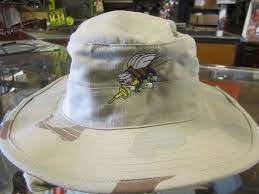 U S Navy Seabee Desert Camo Boonie Hat U S Made Size 7 Ebay Desert Camo Hats Camo