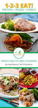 1 2 3 Eat Simple Quick Meal Ideas 90 10 Nutrition Healthy Eating Diets Healthy Healthy Eating