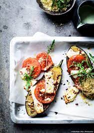 aubergines roties a la feta et tomates au four recette tomates au four recette aubergine