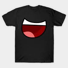 The image is png format with a clean transparent background. Bfdi Mouth Bfdi Mouth T Shirt Teepublic De