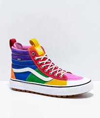 Vans sk8 hi mte 2.0 dx men's • black/true white sale, price reduced from $105.00 to $89.99 $89.99 $105.00 sale vans sk8 hi mte men's • black/true white sale, price reduced from $90.00 to $69.99 $69.99 $90.00 Vans Sk8 Hi Mte 2 0 Dx Rainbow Colorblock Shoes Zumiez